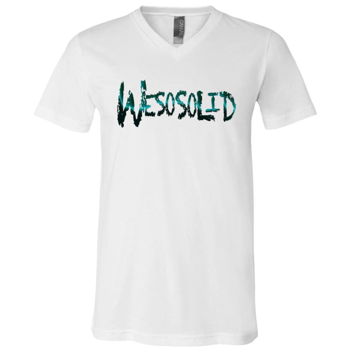 Wesosolid Unisex Jersey SS V-Neck T-Shirt